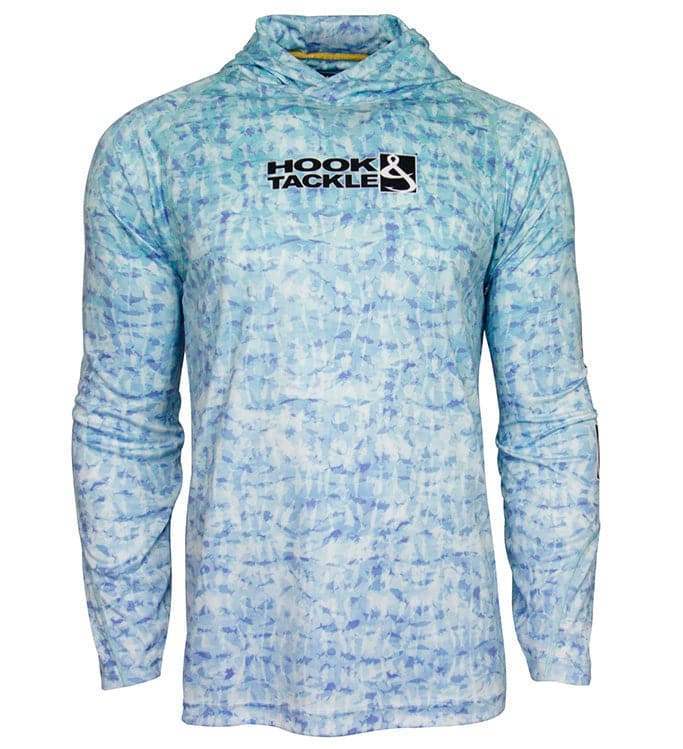 Men's Fish Shadows UV Fishing Hoodie - Hook & Tackle - Flyclothing LLC