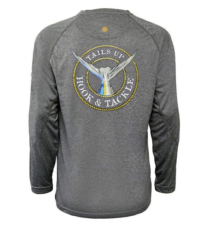 Men's Tails Up L/S UV Fishing Shirt - Hook & Tackle - Flyclothing LLC