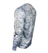 Men's Fractal Camo L/S UV Fishing Shirt - Hook & Tackle - Flyclothing LLC
