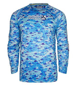 Youth Billfish Texture UV Fishing Shirt (8-20) - Hook & Tackle - Flyclothing LLC