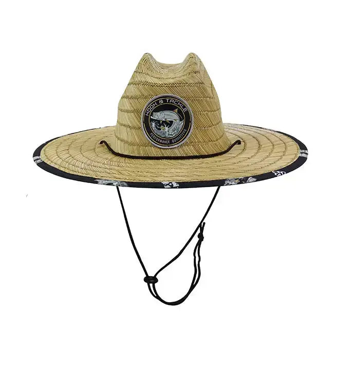 Tarpon Leap Straw Hat - Hook & Tackle - Flyclothing LLC