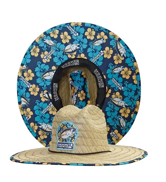 Tuna Tropical Straw Hat - Hook & Tackle - Flyclothing LLC