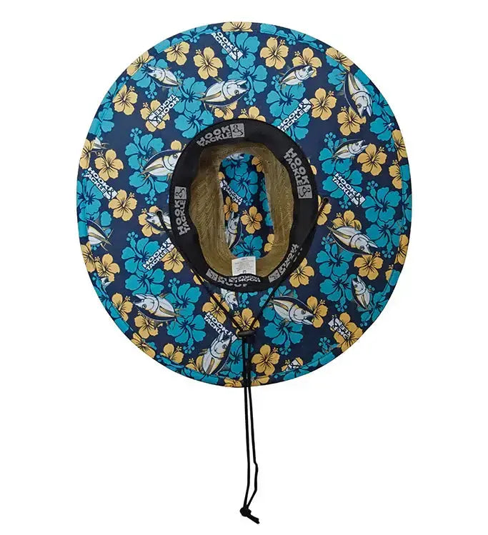 Tuna Tropical Straw Hat - Hook & Tackle - Flyclothing LLC