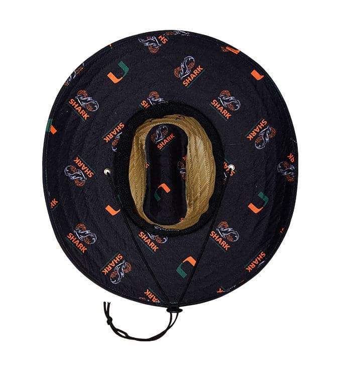 University of Miami Shark Research Straw Hat - Hook & Tackle - Flyclothing LLC