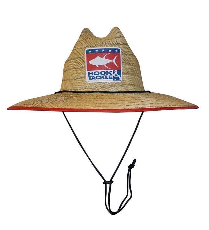 White Tuna Straw Hat - Hook & Tackle - Flyclothing LLC