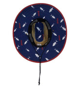 White Tuna Straw Hat - Hook & Tackle - Flyclothing LLC