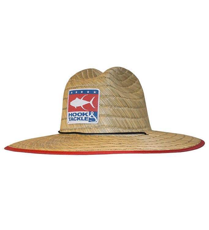 White Tuna Straw Hat - Hook & Tackle - Flyclothing LLC
