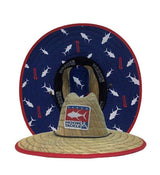 White Tuna Straw Hat - Hook & Tackle - Flyclothing LLC
