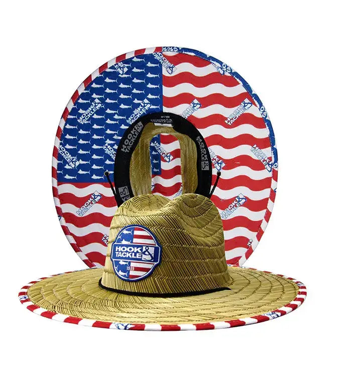U.S. Marlins Straw Hat - Hook & Tackle - Flyclothing LLC