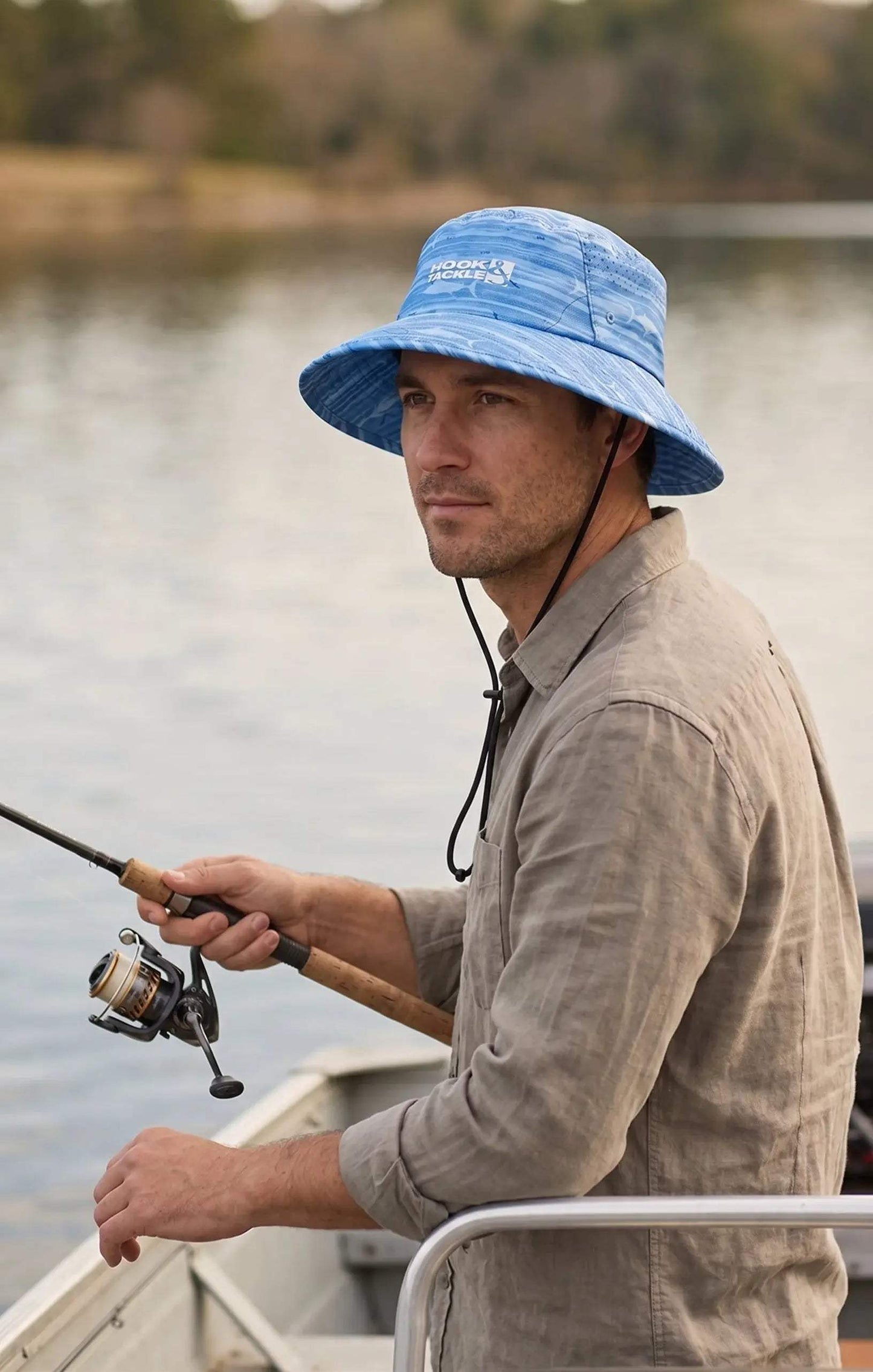 Marlin Latitude Printed Bucket Hat - Hook & Tackle - Flyclothing LLC
