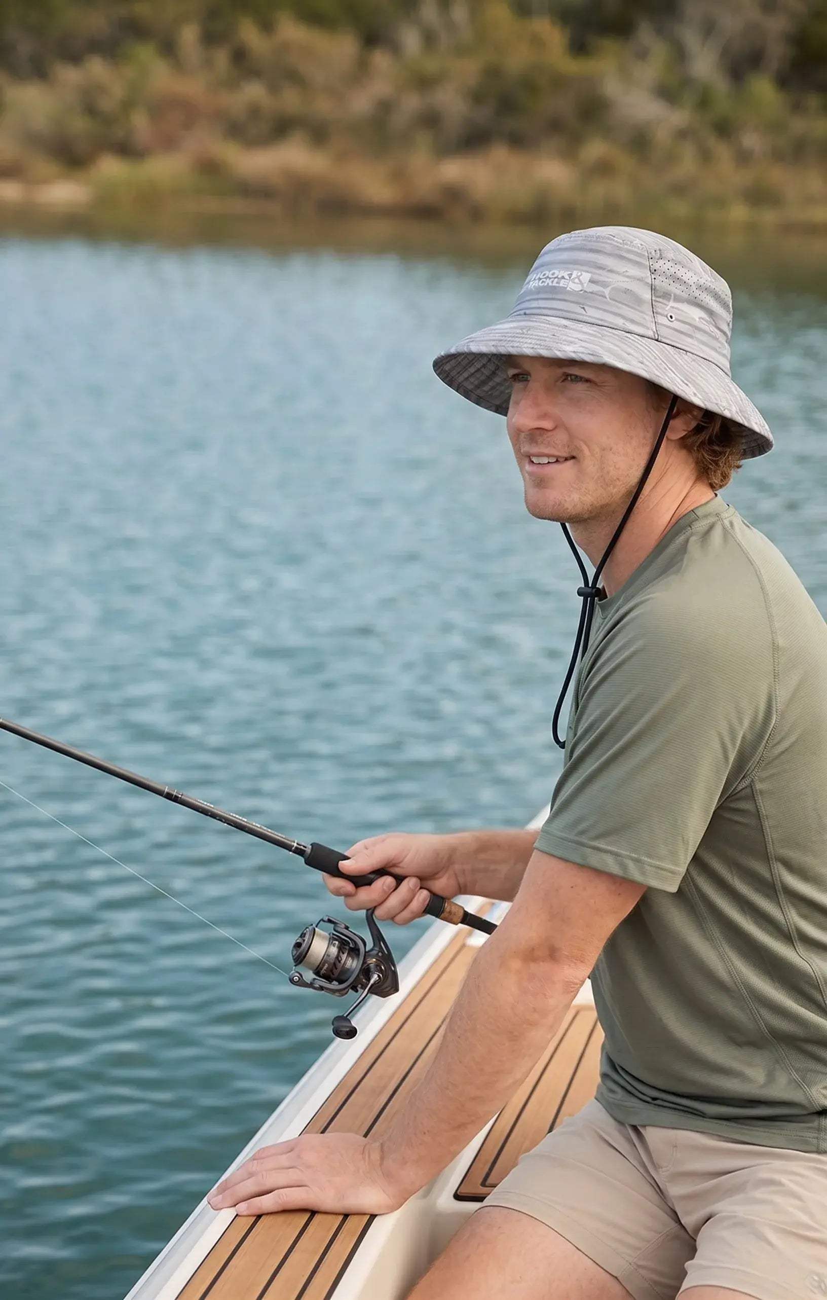 Marlin Latitude Printed Bucket Hat - Hook & Tackle - Flyclothing LLC
