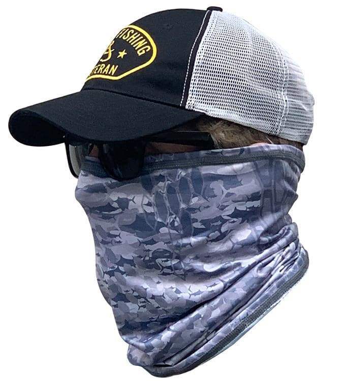Geofish Camo Face & Neck Gaiter - Hook & Tackle - Flyclothing LLC