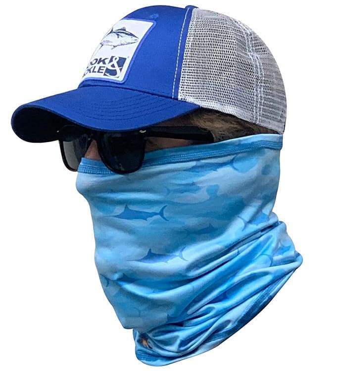 Blue Marlin Camo Gaiter - Hook & Tackle - Flyclothing LLC