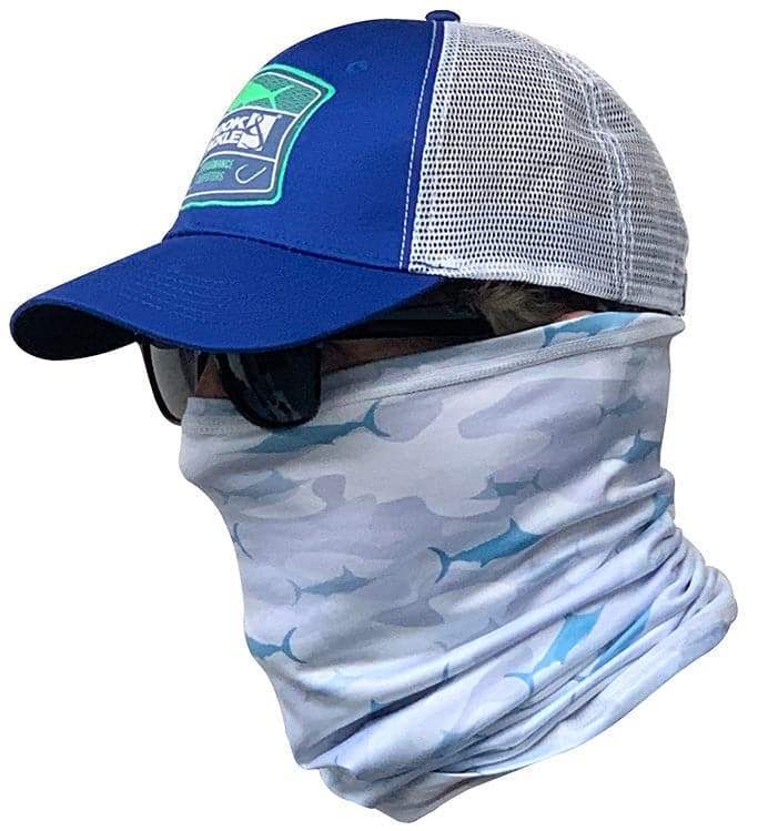 Blue Marlin Camo Gaiter - Hook & Tackle - Flyclothing LLC