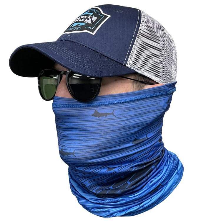 Marlin Gradient Face & Neck Gaiter - Hook & Tackle - Flyclothing LLC