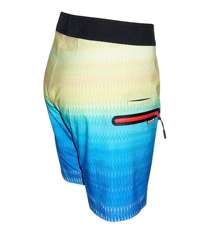 Men's Gradient Scales Stretch Boardshort - Hook & Tackle - Flyclothing LLC