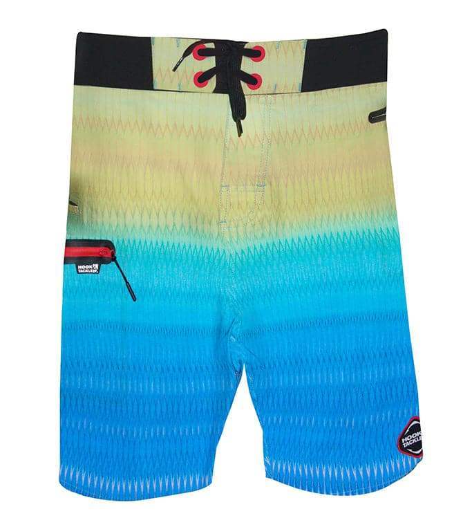 Men's Gradient Scales Stretch Boardshort - Hook & Tackle - Flyclothing LLC