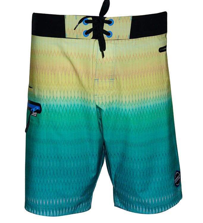 Men's Gradient Scales Stretch Boardshort - Hook & Tackle - Flyclothing LLC