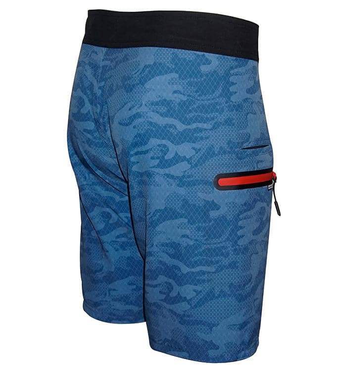 Men's Geo Camo Stretch Fishing Boardshort - Hook & Tackle - Flyclothing LLC