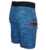 Men's Geo Camo Stretch Fishing Boardshort - Hook & Tackle - Flyclothing LLC