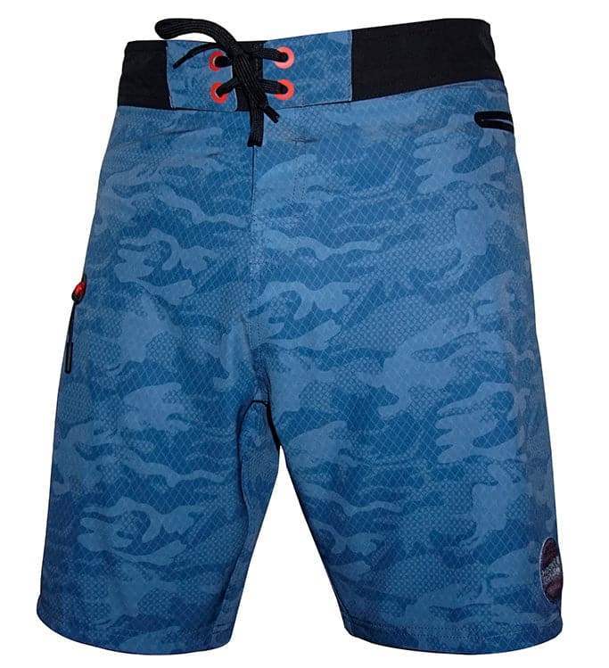 Men's Geo Camo Stretch Fishing Boardshort - Hook & Tackle - Flyclothing LLC