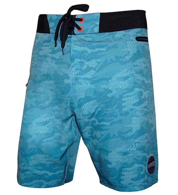 Men's Geo Camo Stretch Fishing Boardshort - Hook & Tackle - Flyclothing LLC