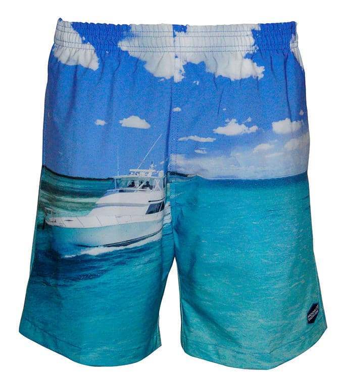 Men's Gulfstream Fishing Swim Trunk - Hook & Tackle - Flyclothing LLC