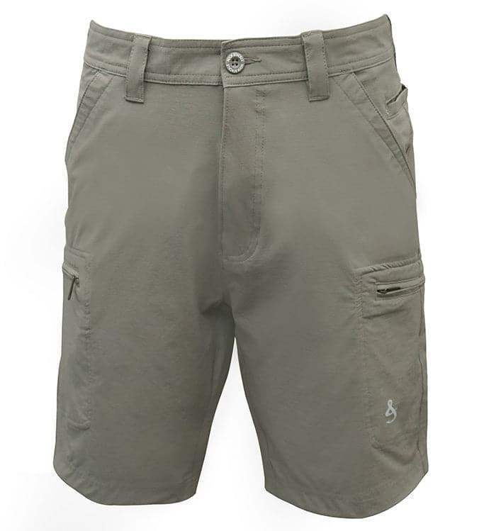 Men's Ripstop Driftwood 4-Way Stretch Fishing Short - Hook & Tackle - Flyclothing LLC