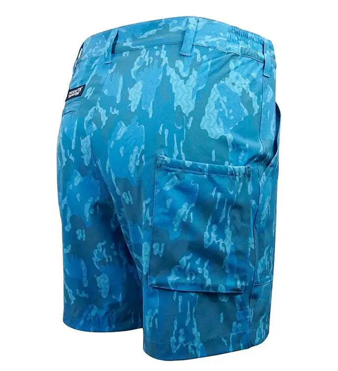 Men's Geo Camo Beer Can Lightweight Stretch Short - Hook & Tackle - Flyclothing LLC