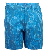 Men's Geo Camo Beer Can Lightweight Stretch Short - Hook & Tackle - Flyclothing LLC