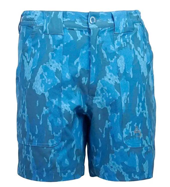 Men's Geo Camo Beer Can Lightweight Stretch Short - Hook & Tackle - Flyclothing LLC