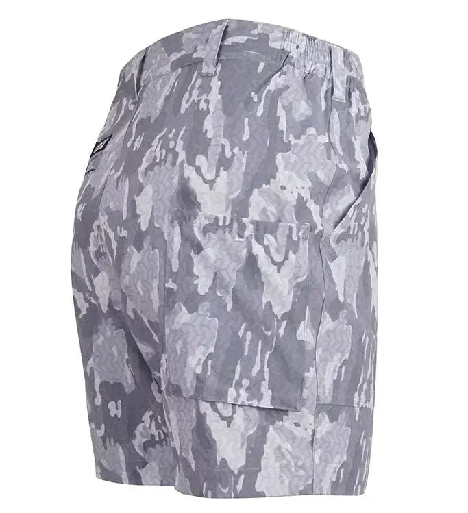 Men's Geo Camo Beer Can Lightweight Stretch Short - Hook & Tackle - Flyclothing LLC