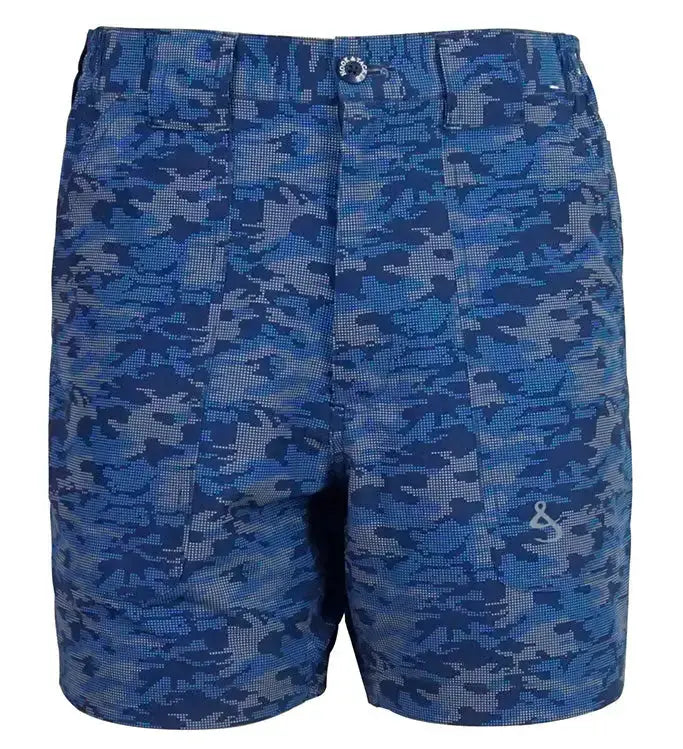 Men's Dot Camo Beer Can Lightweight Stretch Short - Hook & Tackle - Flyclothing LLC