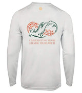 Men's Univ. of Miami Seamount L/S Shirt - Hook & Tackle - Flyclothing LLC