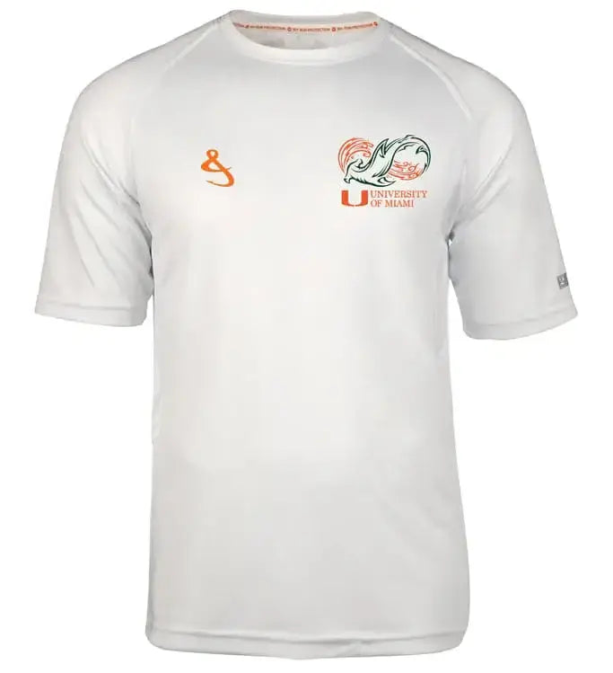 Men's Univ. of Miami Seamount S/S Shirt - Hook & Tackle - Flyclothing LLC