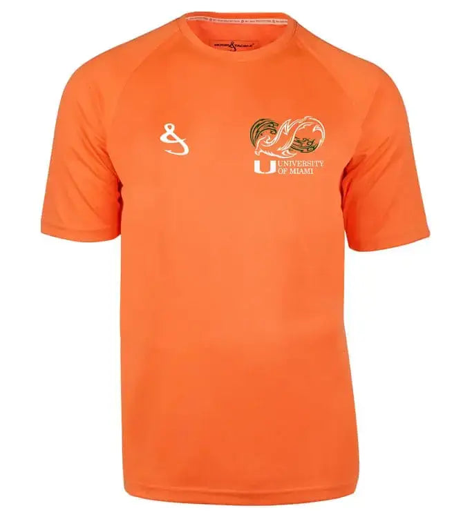 Men's Univ. of Miami Seamount S/S Shirt - Hook & Tackle - Flyclothing LLC