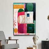 Modern Geometric Patterns Wall Art - Tailored Canvases - Flyclothing LLC