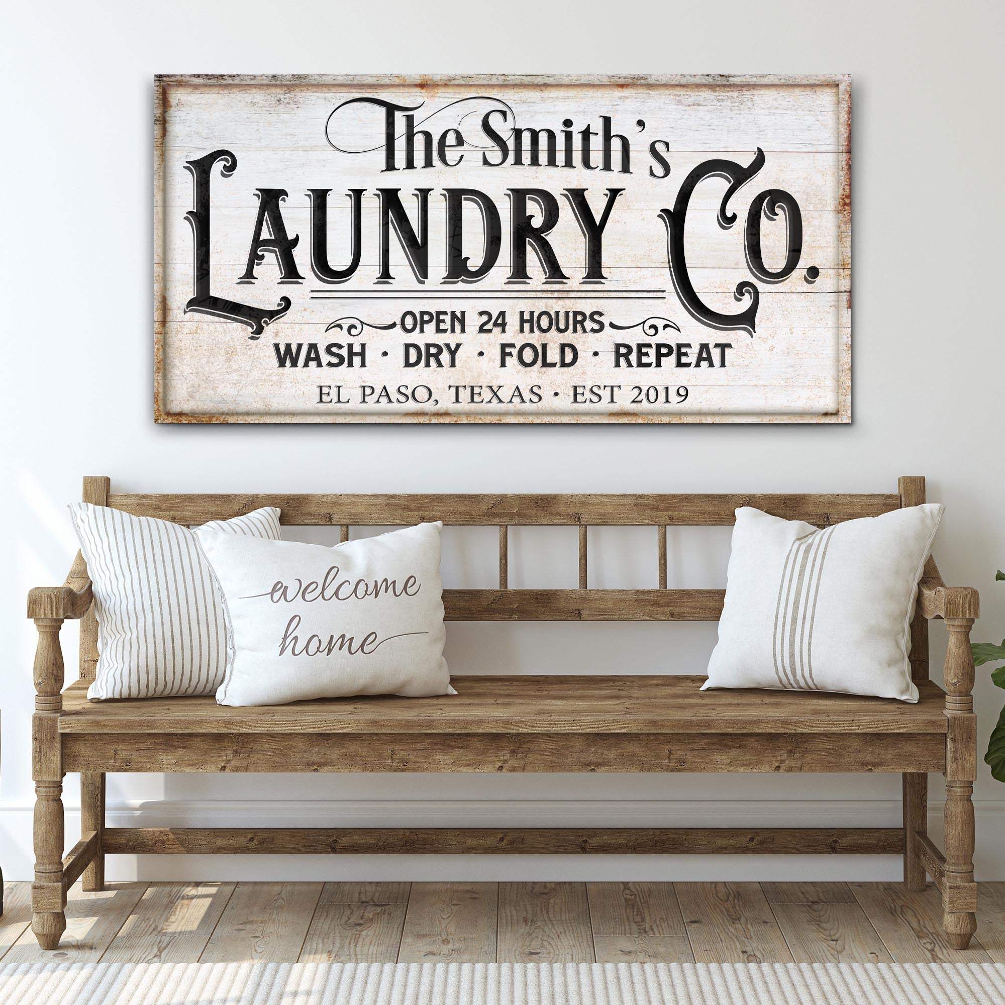 The Laundry Room Sign IX - Tailored Canvases - Flyclothing LLC