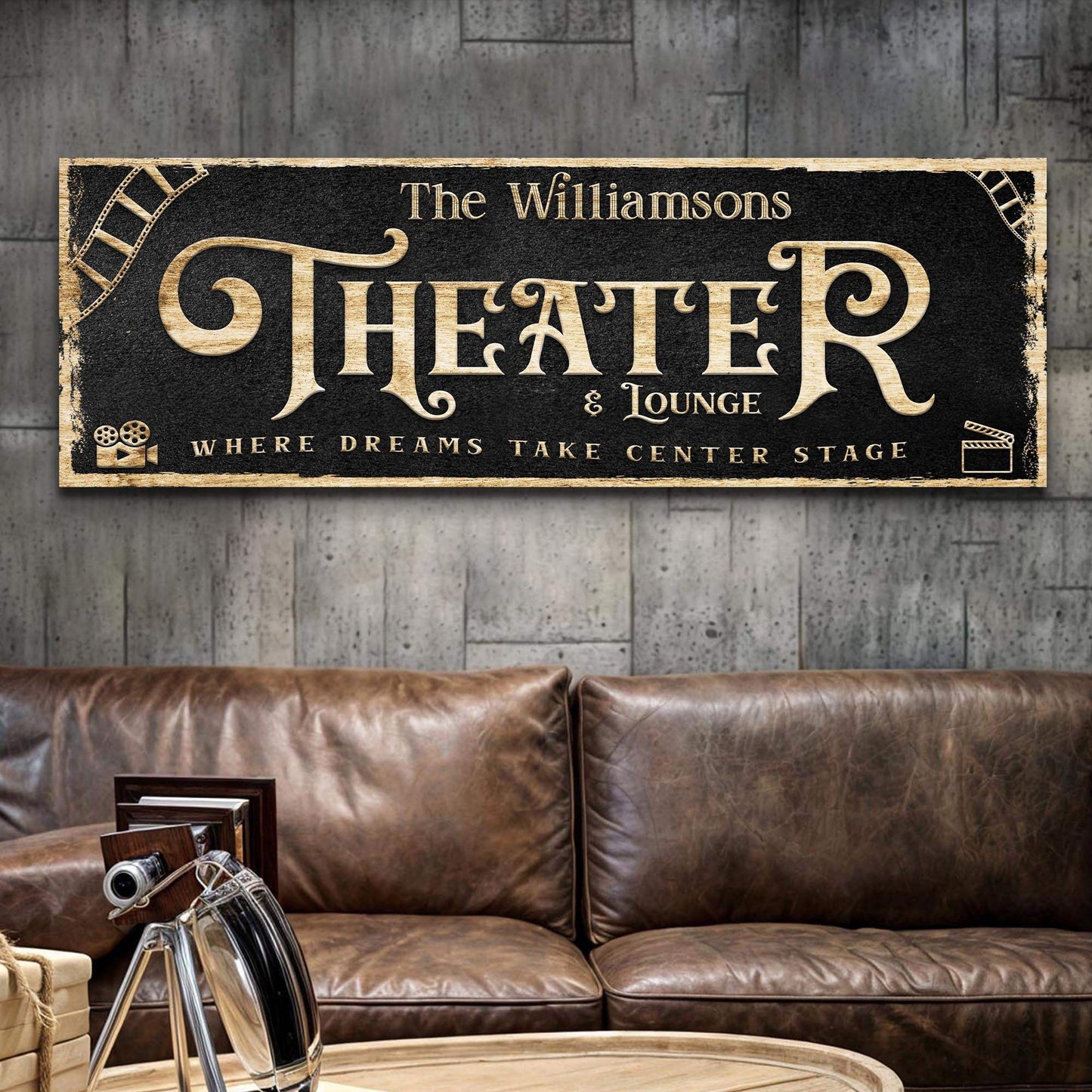 Theater Sign VI - Tailored Canvases - Flyclothing LLC