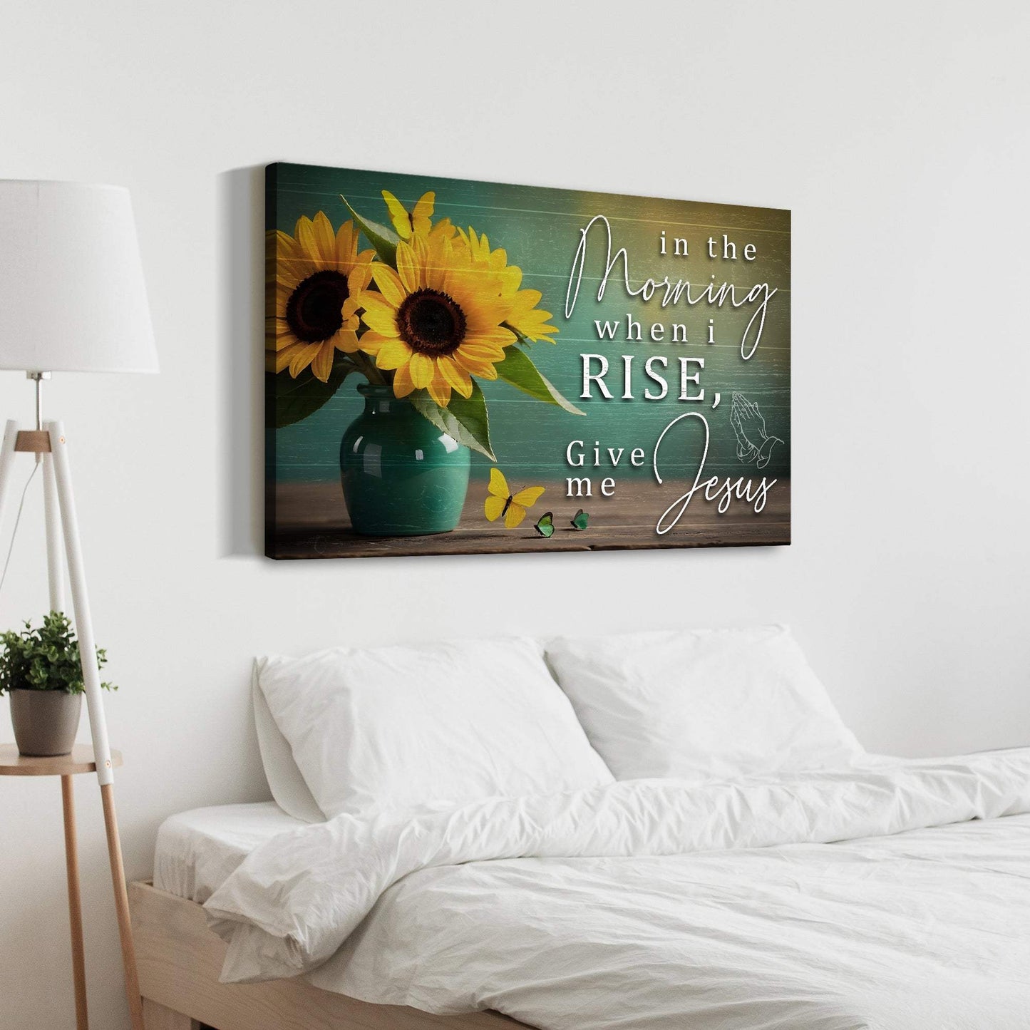 In The Morning, Give Me Jesus Faith Sign II - Tailored Canvases - Flyclothing LLC