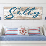 Stay Salty Coastal Sign II - Tailored Canvases - Flyclothing LLC
