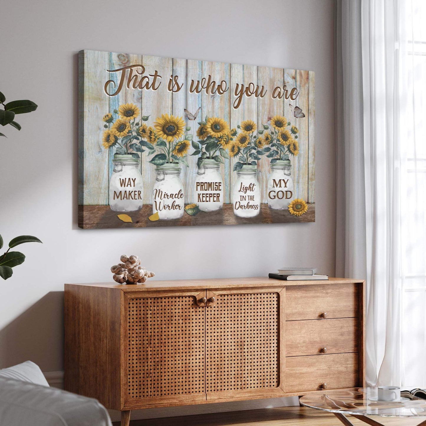That Is Who You Are Faith Sign - Tailored Canvases - Flyclothing LLC