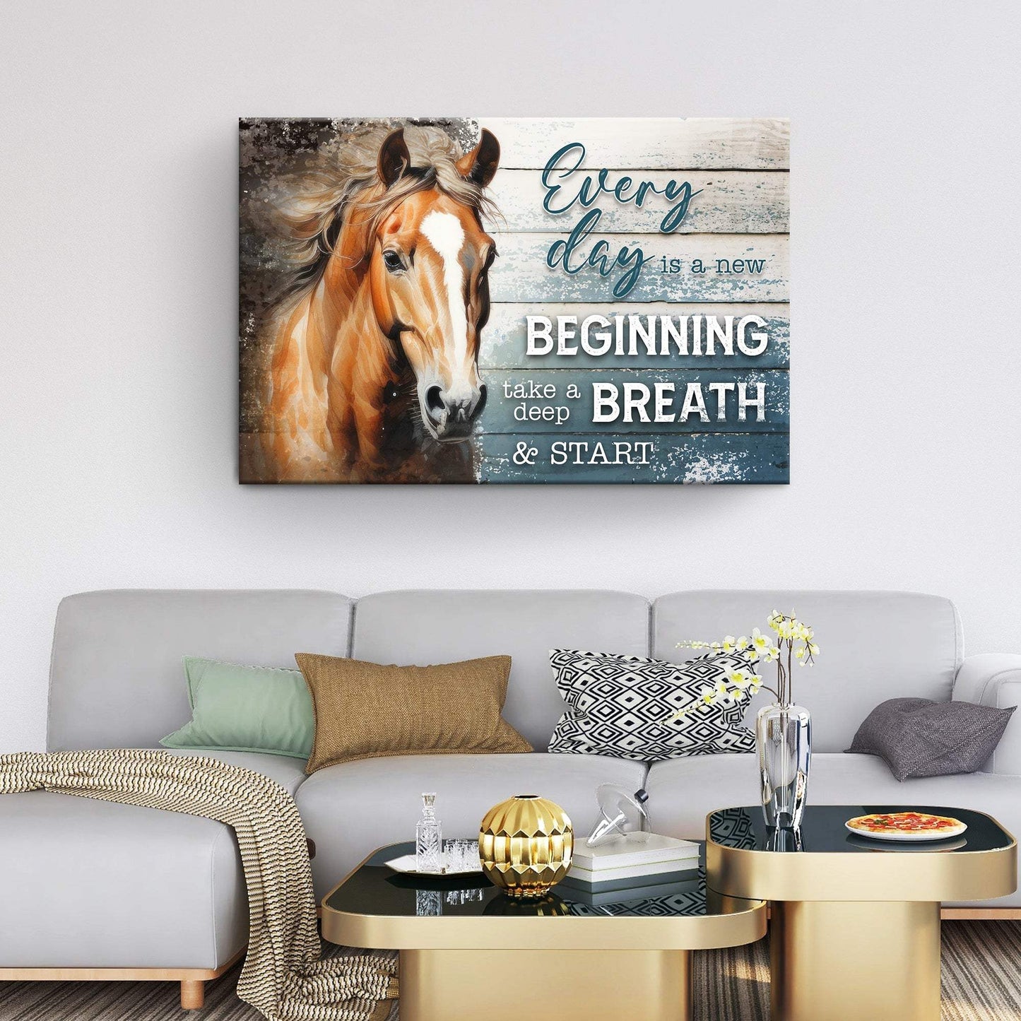 Everyday Is A New Beginning Faith Sign II - Tailored Canvases - Flyclothing LLC