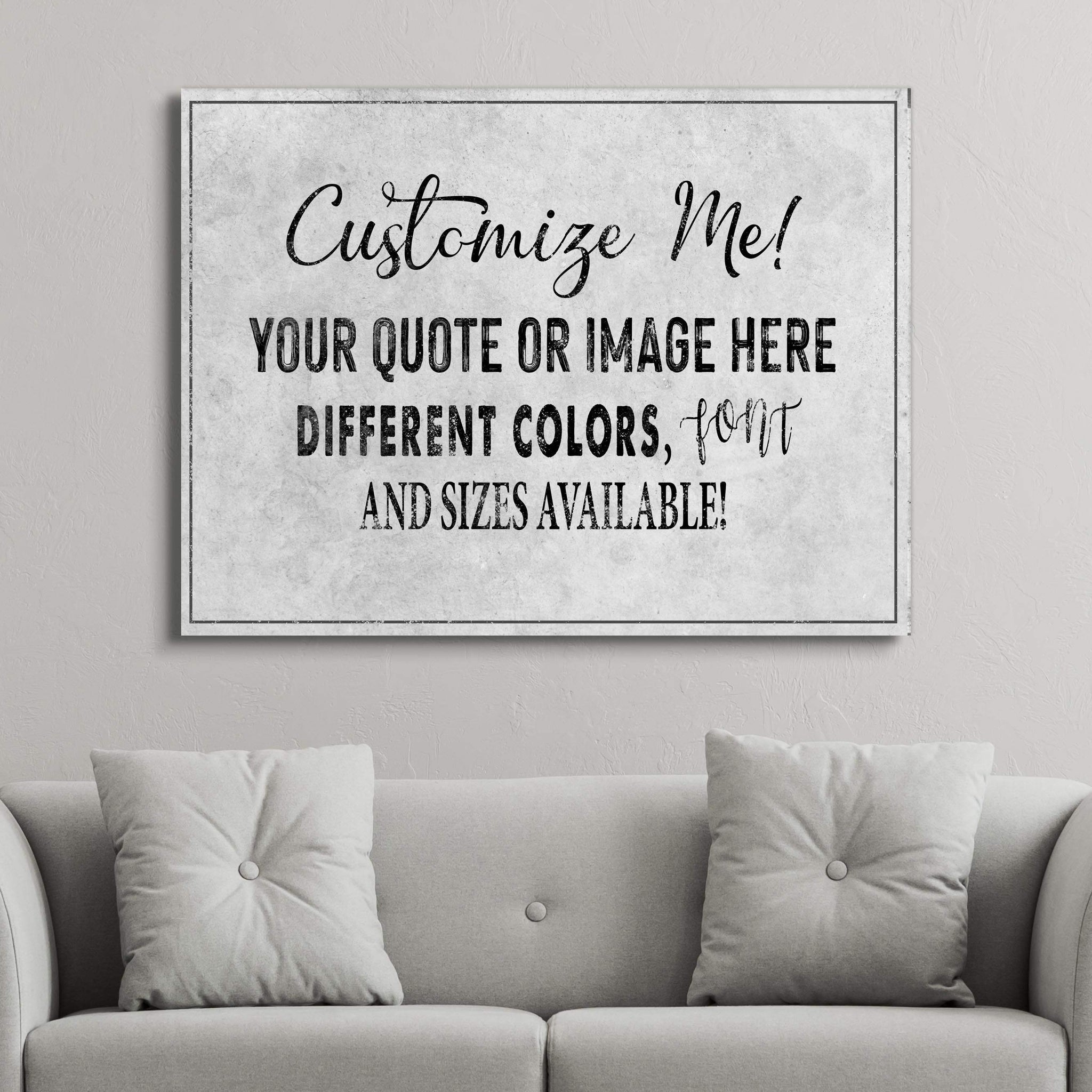 100% Custom - Personalized Premium Canvas - Tailored Canvases - Flyclothing LLC