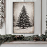 Vintage Christmas Tree Wall Art III - Tailored Canvases - Flyclothing LLC