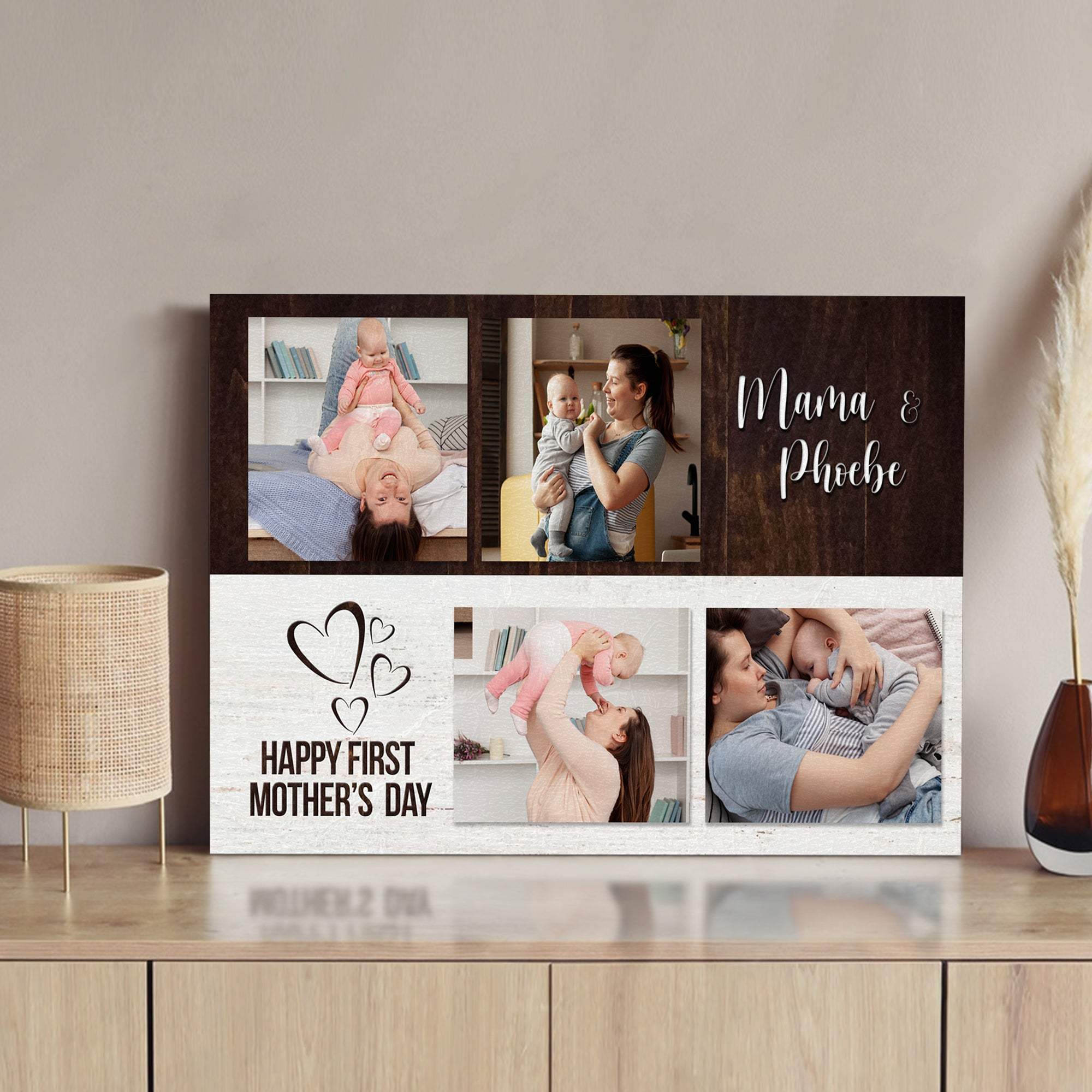 Happy First Mother's Day Sign - Tailored Canvases - Flyclothing LLC