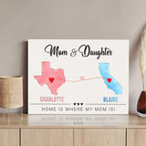 Mother's Day Sign Home Is Where My Heart Is - Tailored Canvases - Flyclothing LLC
