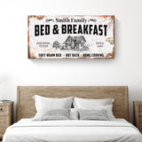 Bed and Breakfast Sign - Tailored Canvases - Flyclothing LLC