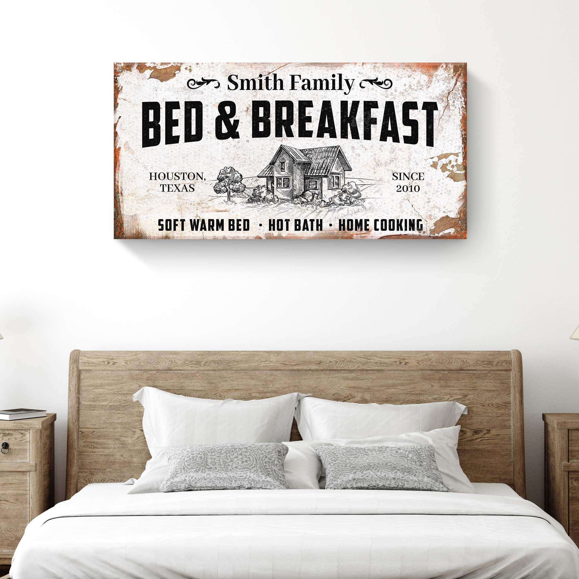 Bed and Breakfast Sign - Tailored Canvases - Flyclothing LLC