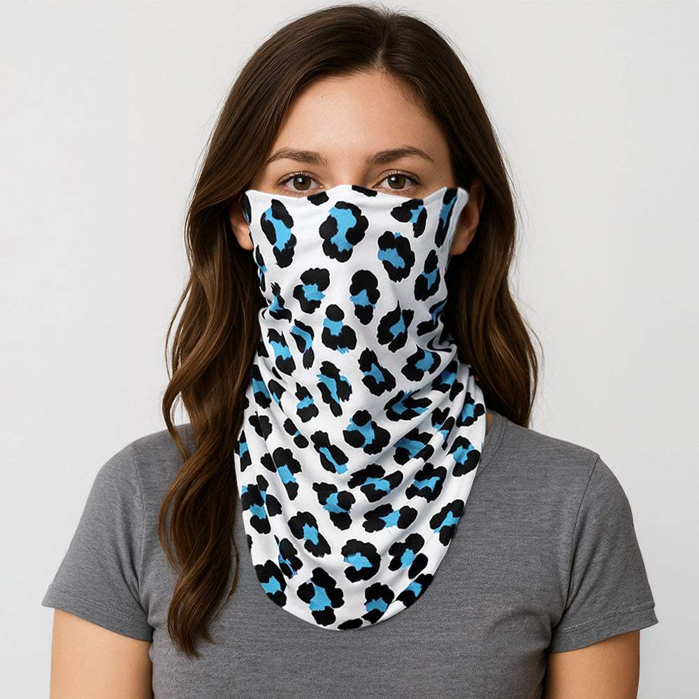 Leopard Print Face Tube Mask / Scarf - Madeline Love - Flyclothing LLC